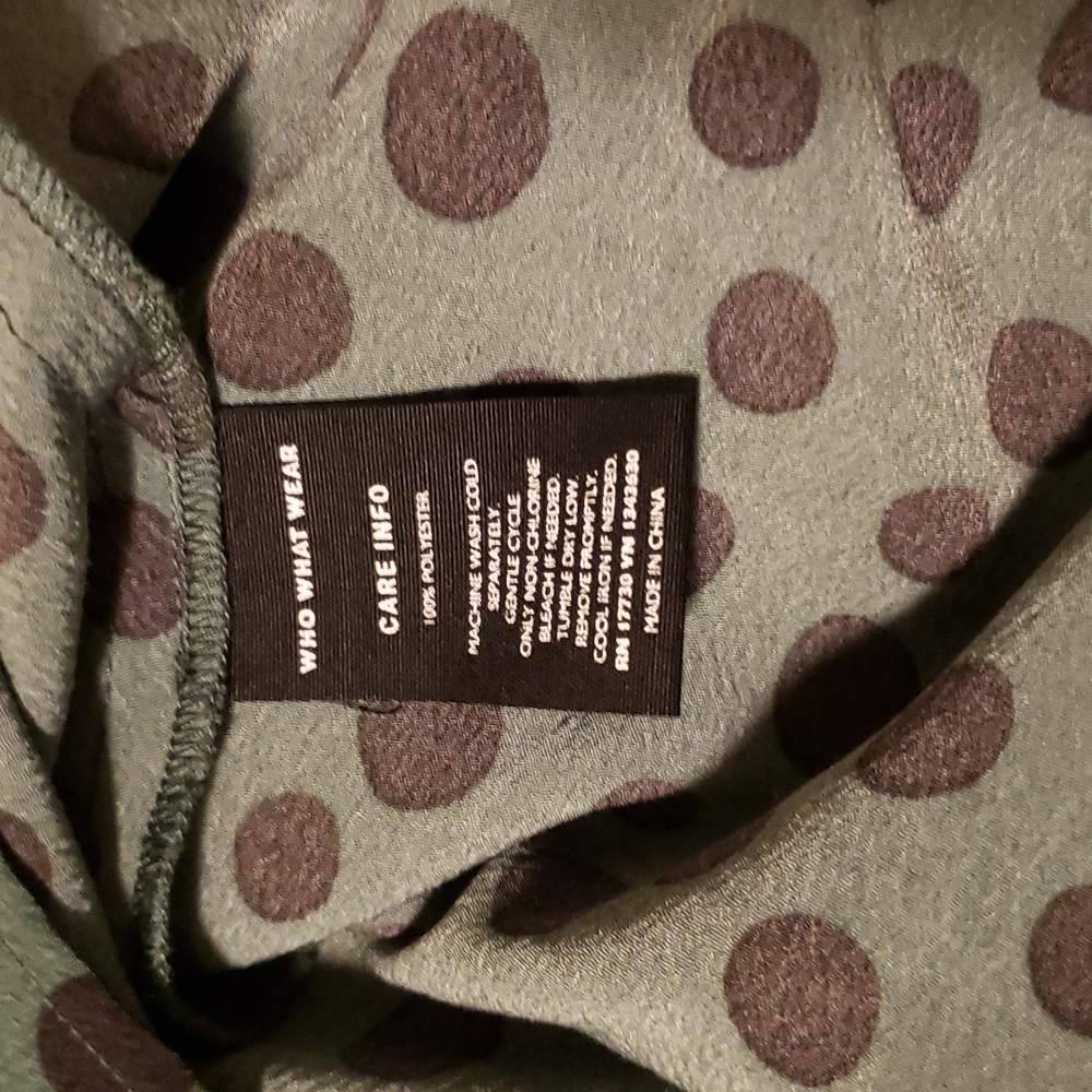 Who What Wear Polka Dotted Dress - Picture 8 of 8